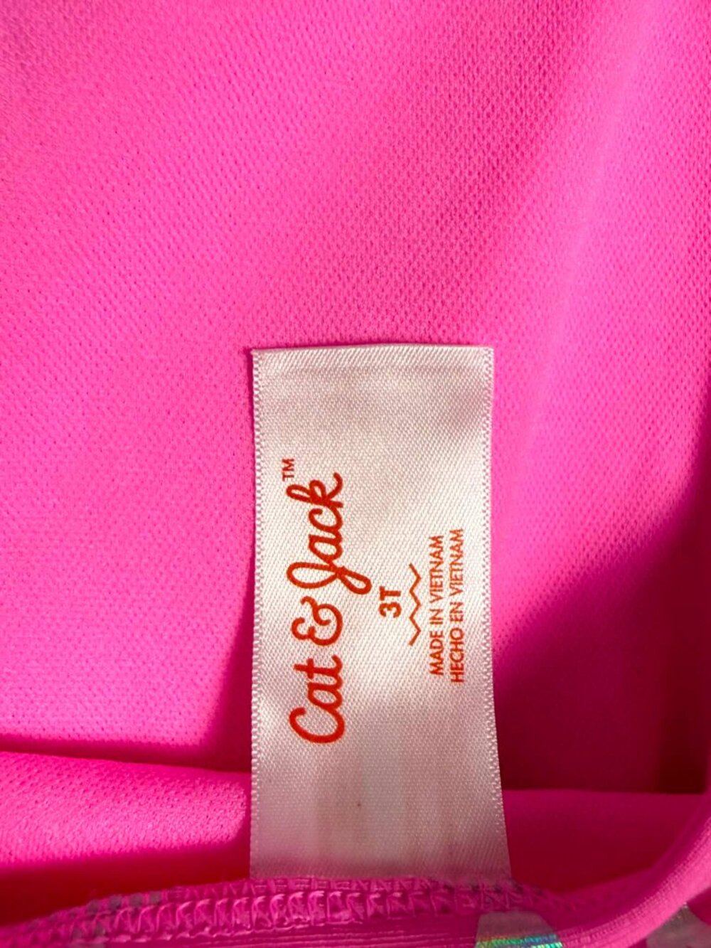 Cat & Jack Pink Mermaid Tutu Swimsuit - Picture 3 of 3